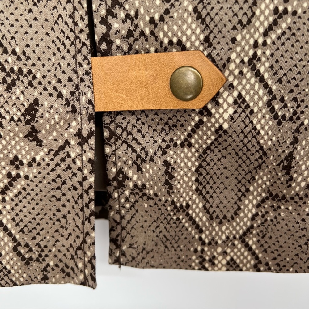 Tracy Reese Python Snake Print Cotton Pencil Skirt - image 4